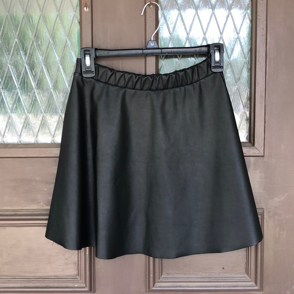 Leather skirt